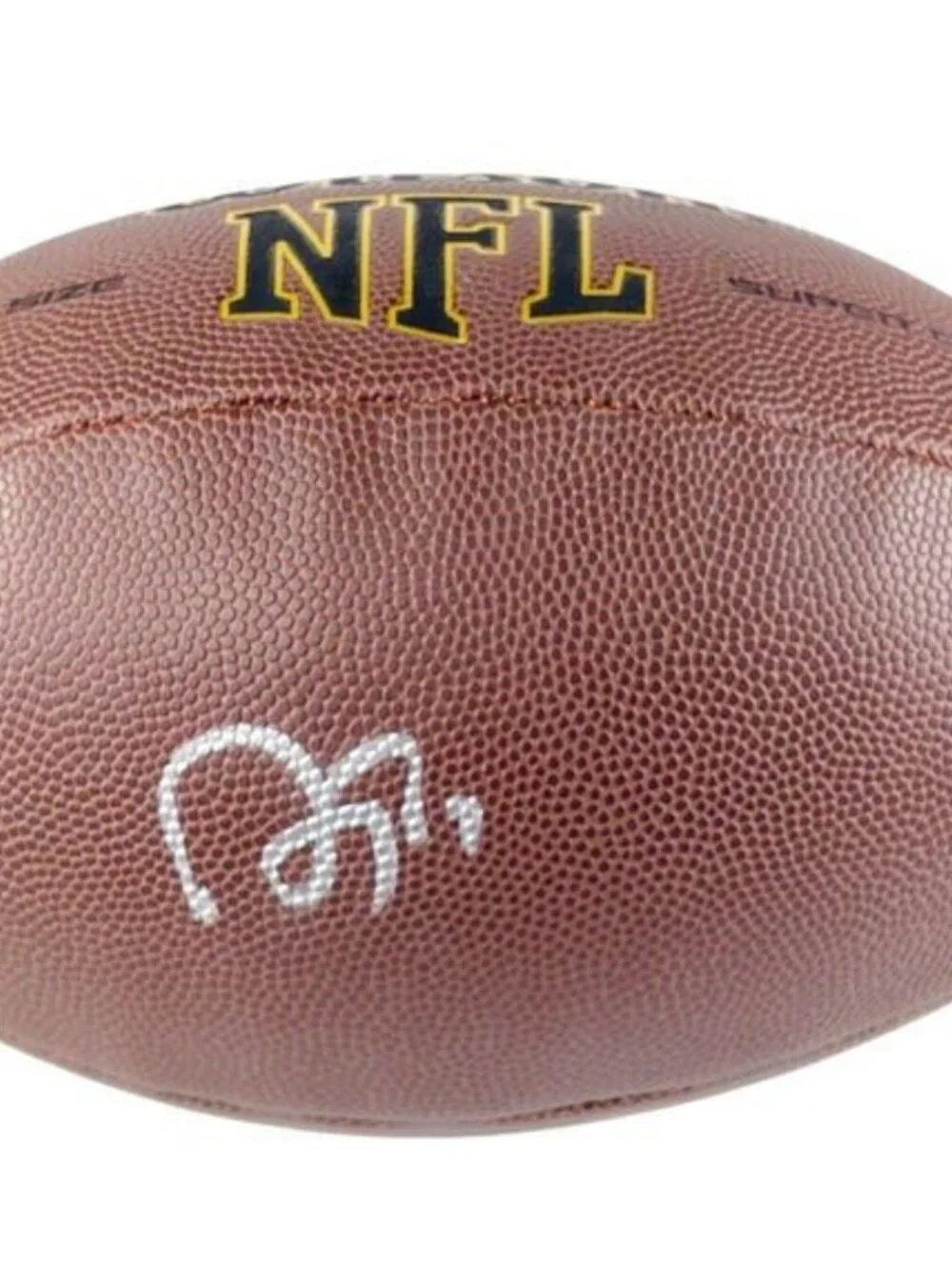 Adam Thielen Signed Wilson NFL Football Vikings Panthers Exact Proof COA
